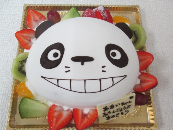 バースデーケーキに アニメのパンダコパンダを立体形ケーキで 大阪市東住吉区 パティスリーデコ